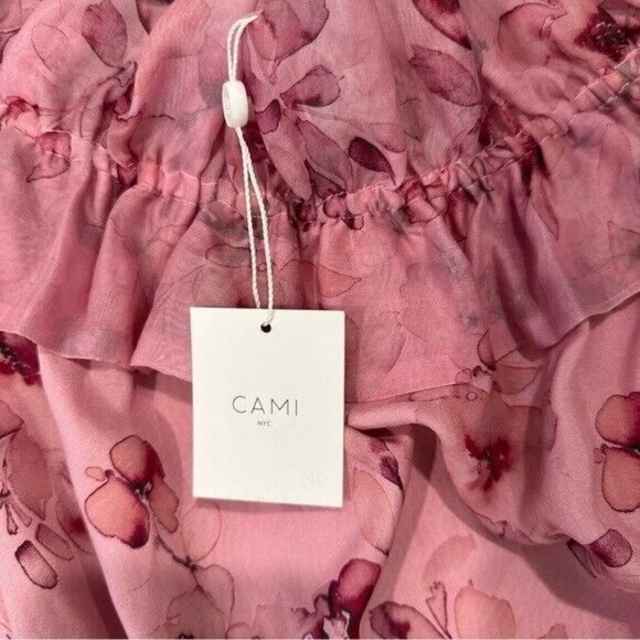 CAMI NYC Liu Skirt in Pink Garden & Elaria Top In Pink Set NWT Size XS - Picture 7 of 13